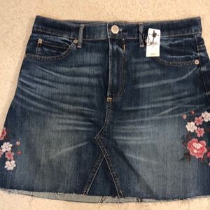 Express jean skirt